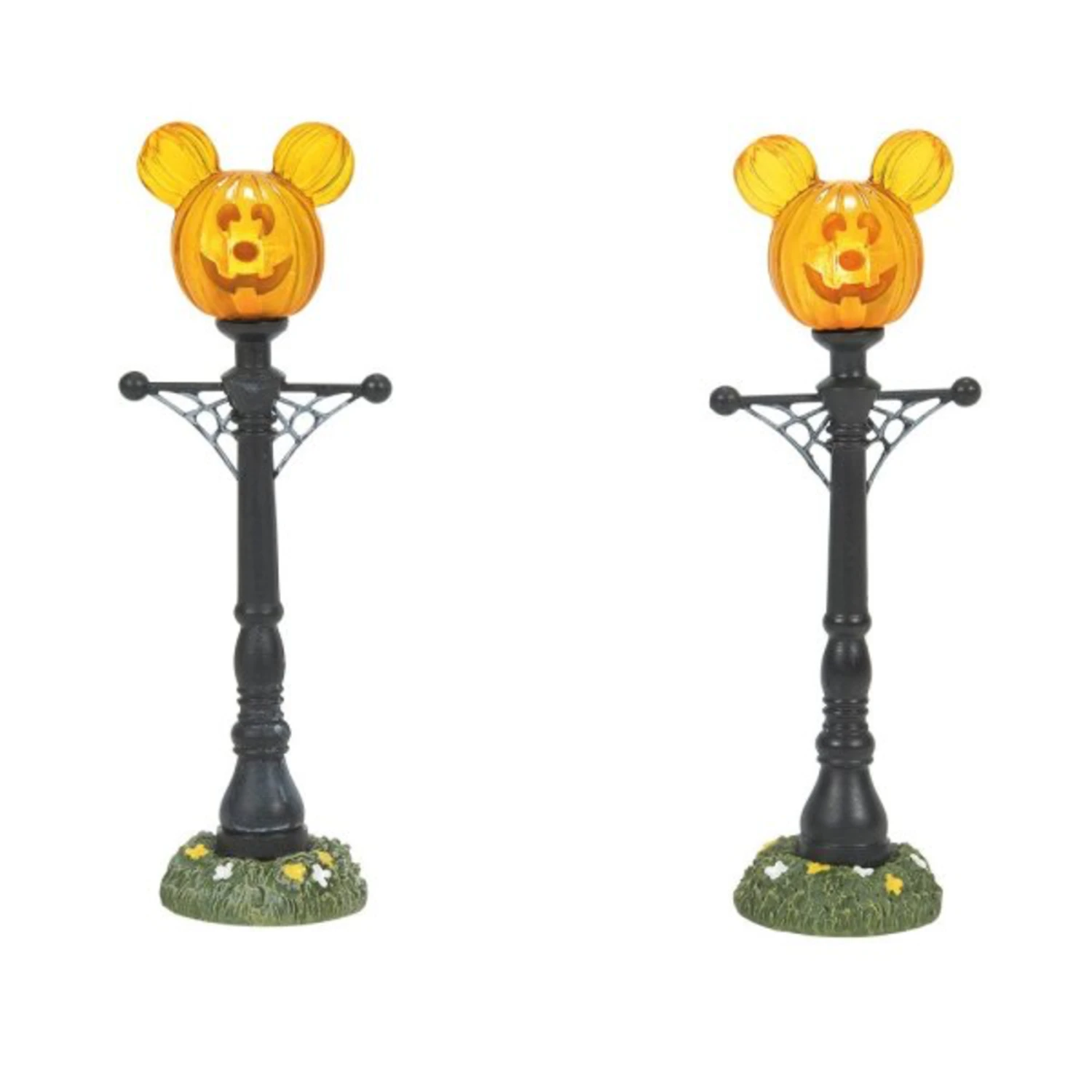 Disney - Mickey’s Pumpkintown Street Lights Set Of 2 1 Disney - Mickey’s Pumpkintown Street Lights Set Of 2