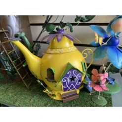 Fairy Kingdom - Yellow Teapot Fairy House