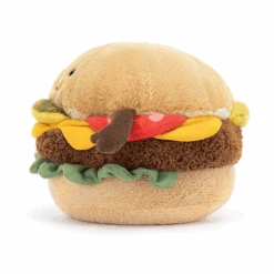 Jellycat - Amuseable Burger 5 Jellycat - Amuseable Burger -Toys Specialty Shop jellycat amuseable jellycat amuseable burger 2