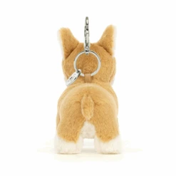Jellycat - Betty Corgi Bag Charm -Toys Specialty Shop jellycat bag charms jellycat betty corgi bag charm 3