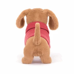 Jellycat - Sweater Sausage Dog Pink 5 Jellycat - Sweater Sausage Dog Pink -Toys Specialty Shop jellycat beautifully scrumptious jellycat sweater 1