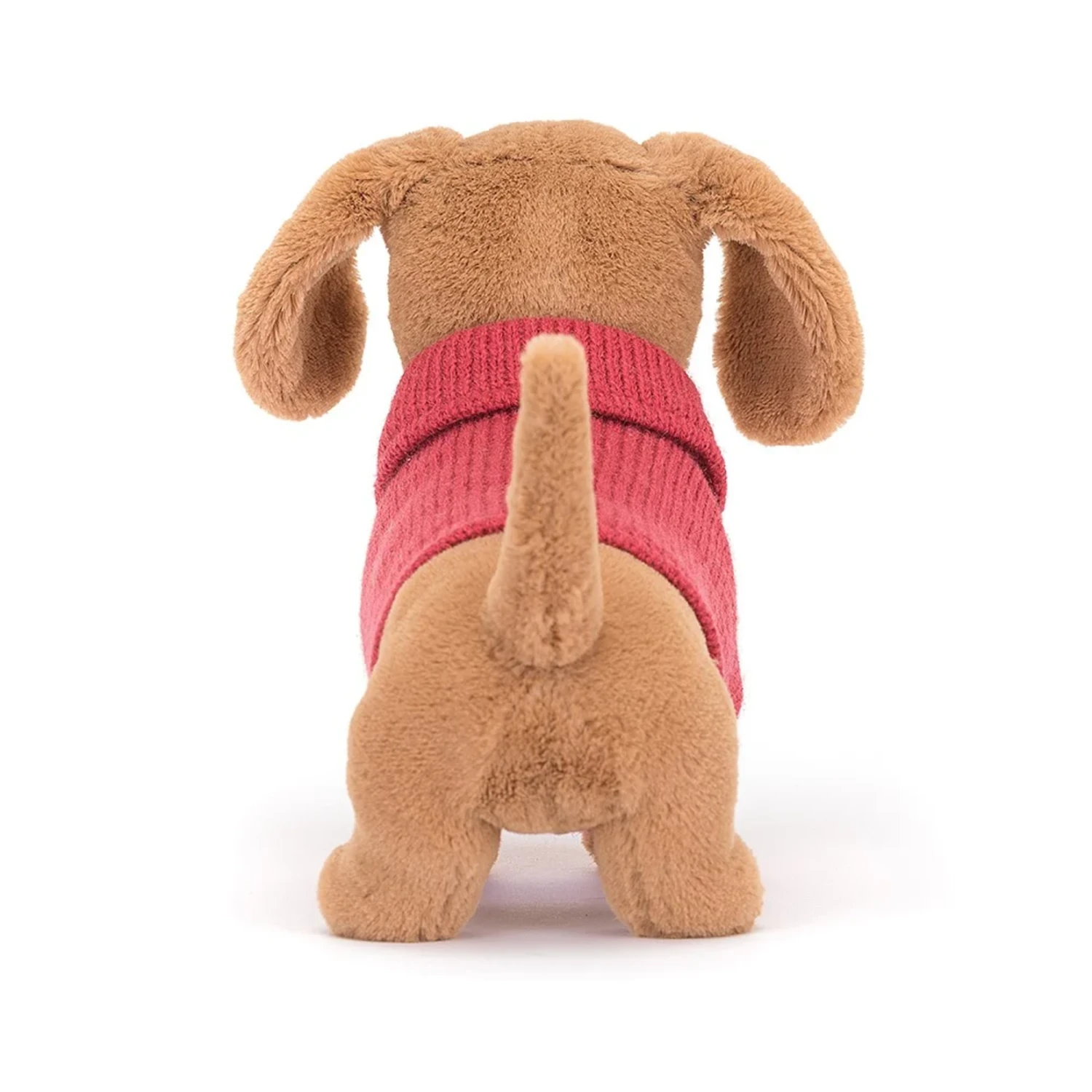 Jellycat - Sweater Sausage Dog Pink 3 Jellycat - Sweater Sausage Dog Pink - Image 3