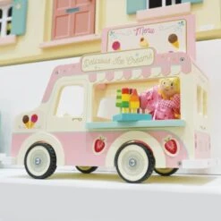 Le Toy Van Wooden Dolly Ice Crean Van -Toys Specialty Shop le toy van wooden dolly ice crean van 6