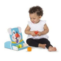 Melissa & Doug First Play - Spin & Feed Shape Sorter -Toys Specialty Shop melissa doug first play spin feed shape sorter 2
