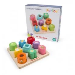 Toys Specialty Shop 18 Wooden Sensory Shapes Petilou