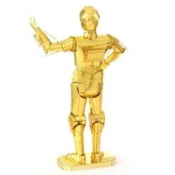Gold C-3PO - Star Wars - Metal Kit -Toys Specialty Shop star wars gold c 3po star wars metal kit 2